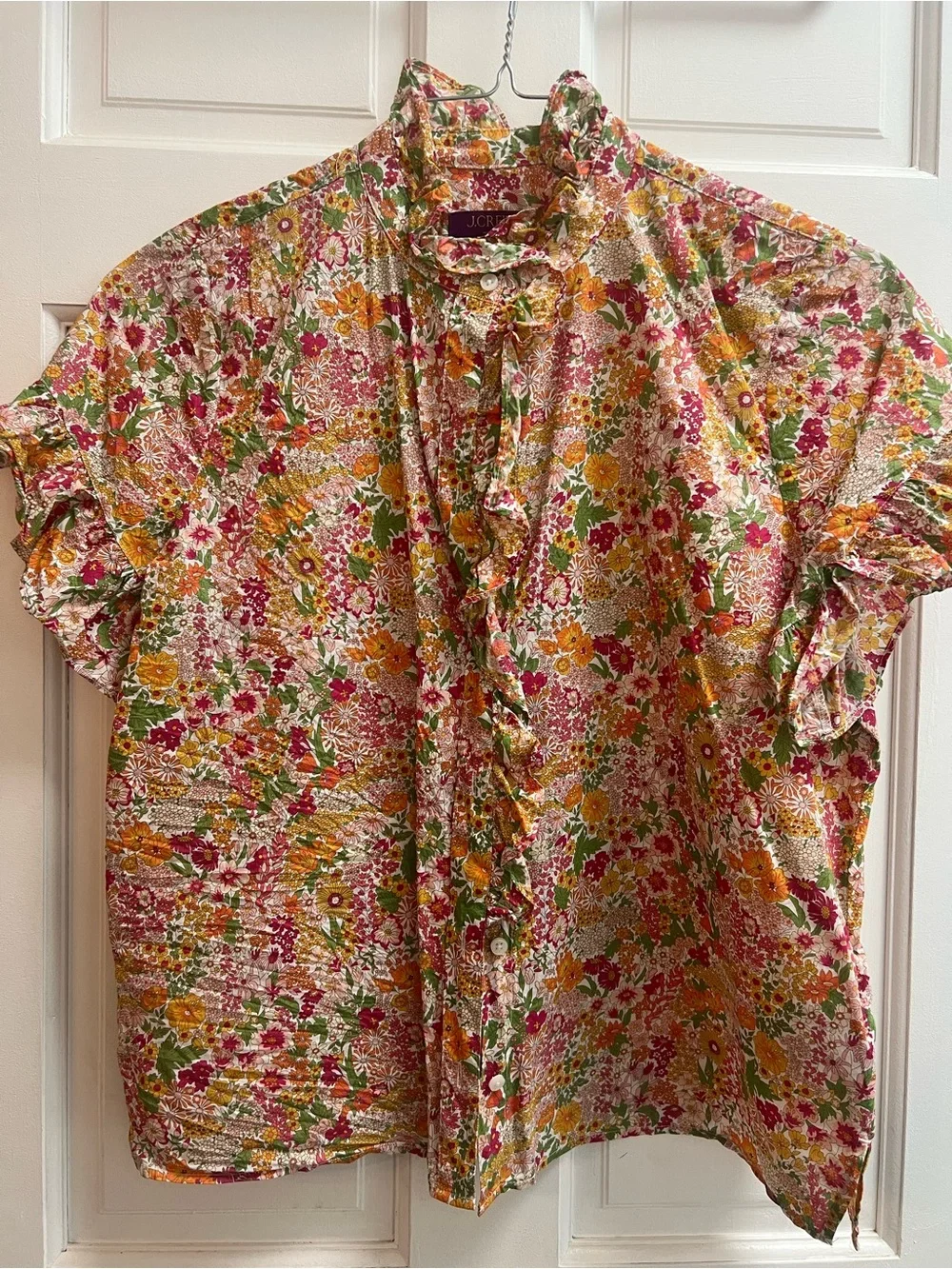 J. Crew, Liberty of LondonFloral Short-Sleeve Button-Up Shirt